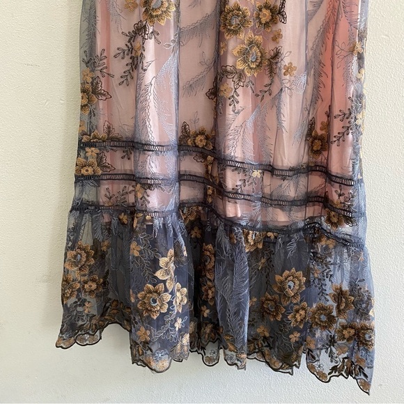 Sundance Lace Cardinal Embroidered Floral Dress - Picture 11 of 15